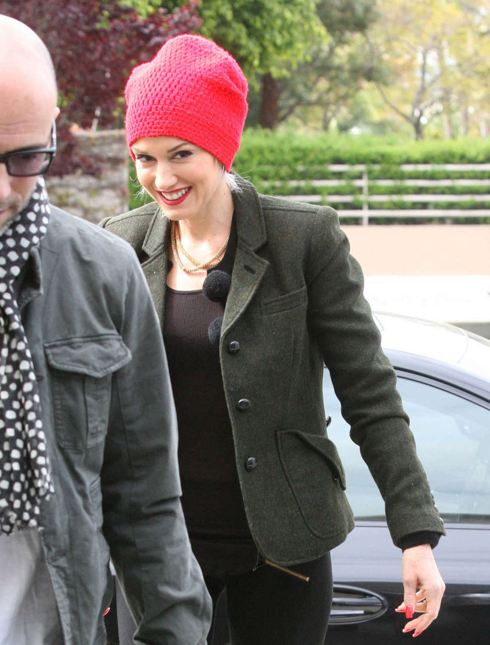 Gwen Stefani Outside Recording Studio Santa Monica