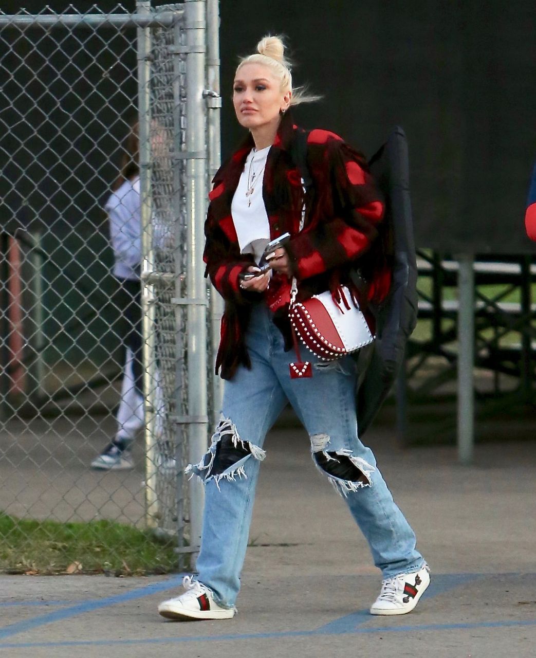 Gwen Stefani Ripped Denim Out Los Angeles