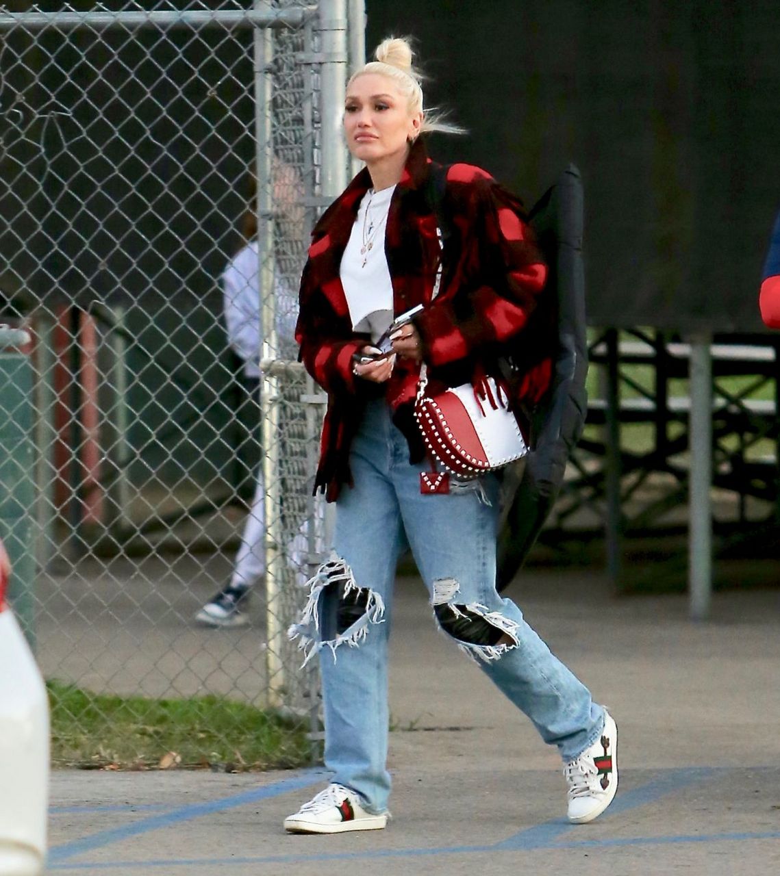 Gwen Stefani Ripped Denim Out Los Angeles
