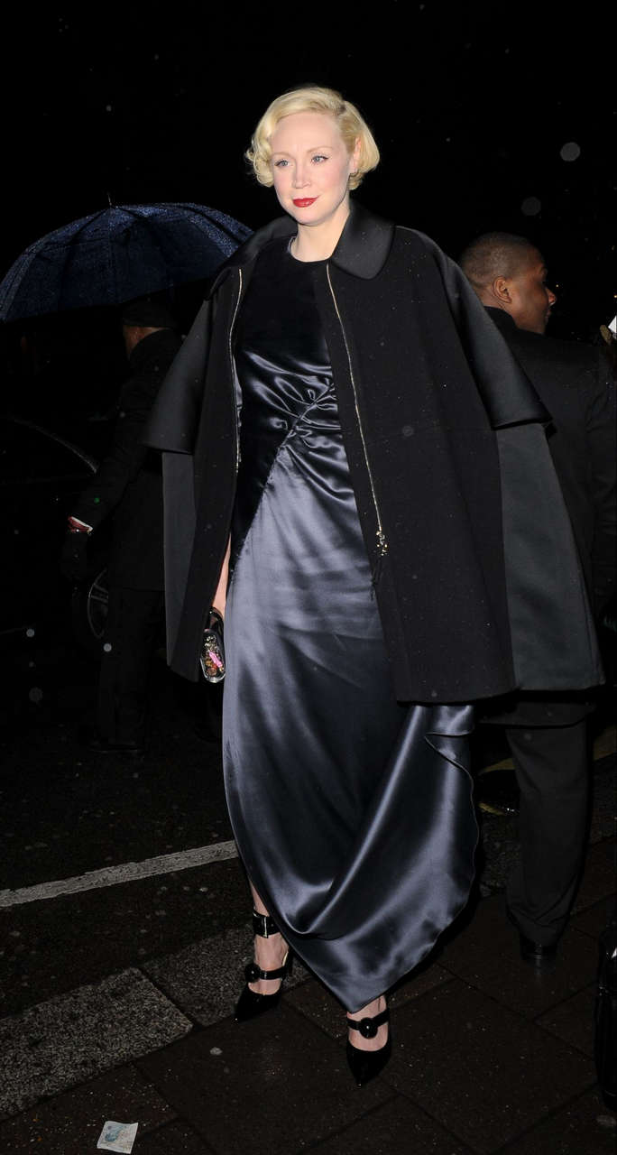 Gwendoline Christie Arrives Charles Finch Pre Bafta Party London