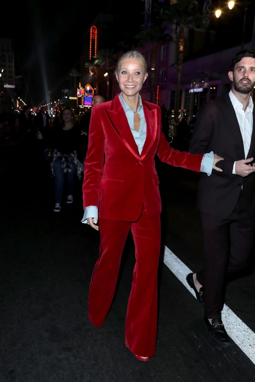 Gwyneth Paltrow Arrives Gucci Love Parade Fashion Show Los Angeles