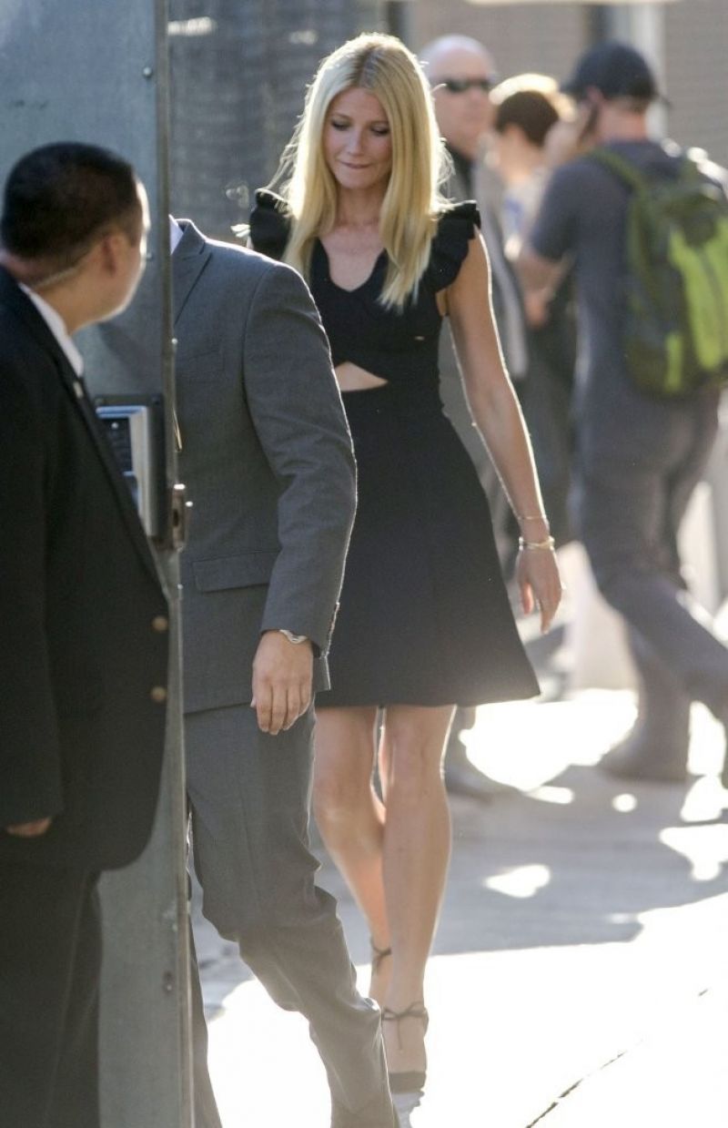 Gwyneth Paltrow Arrives Jimmy Kimmel Live Hollywood