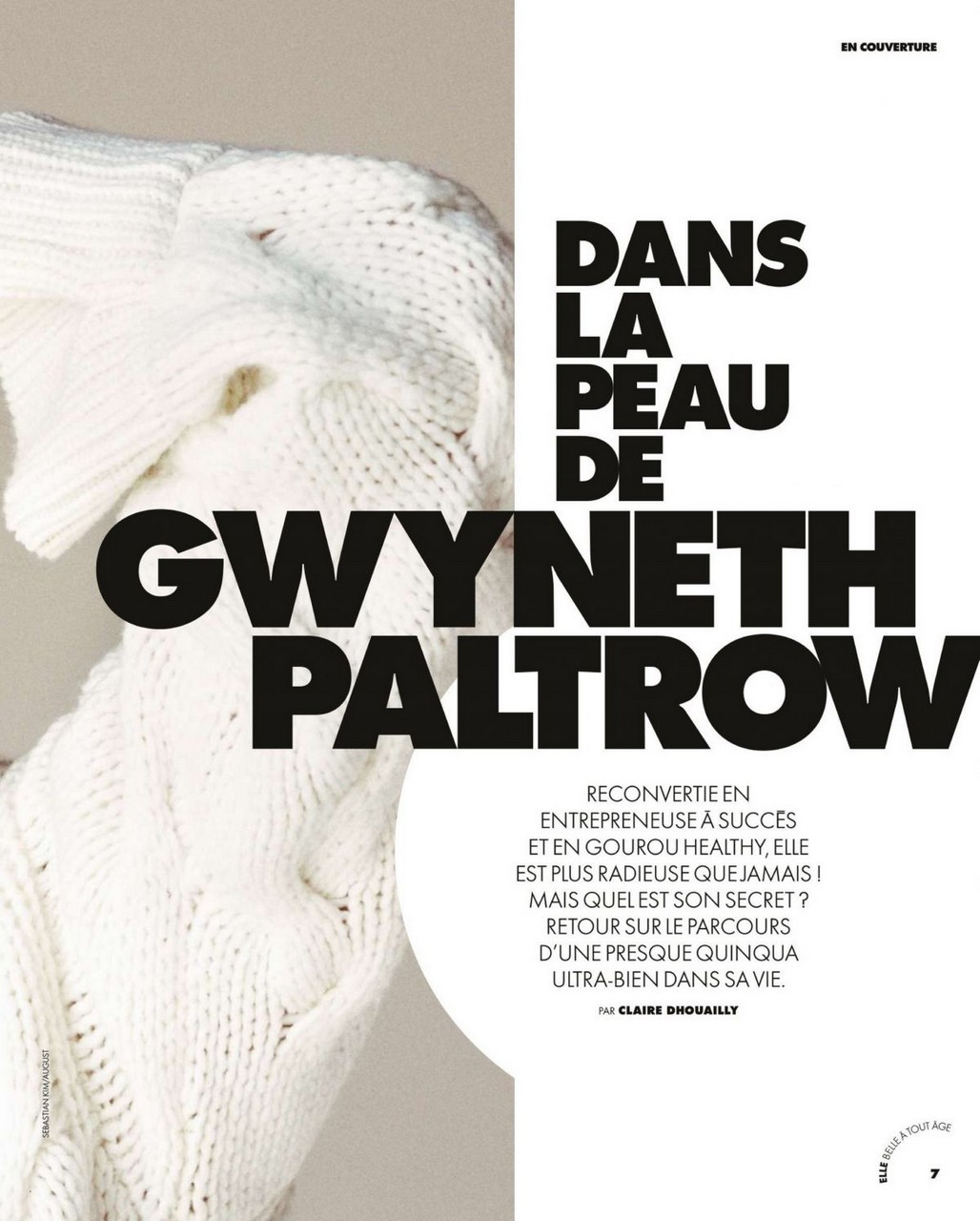 Gwyneth Paltrow Elle Hors Serie Magazine November December