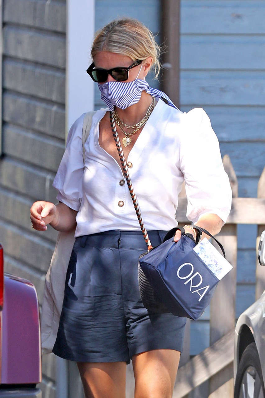 Gwyneth Paltrow Out About Hamptons