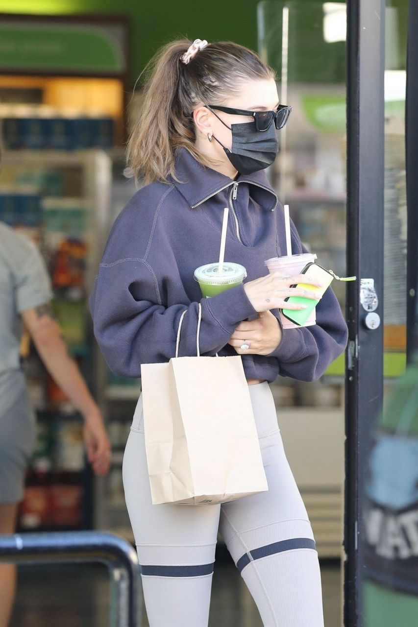 Hailey Bieber After Workout West Hollywood