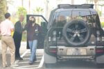 Hailey Bieber Arrives Beverly Hills Hotel