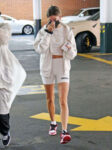 Hailey Bieber Arrives Medical Building Beverly Hills