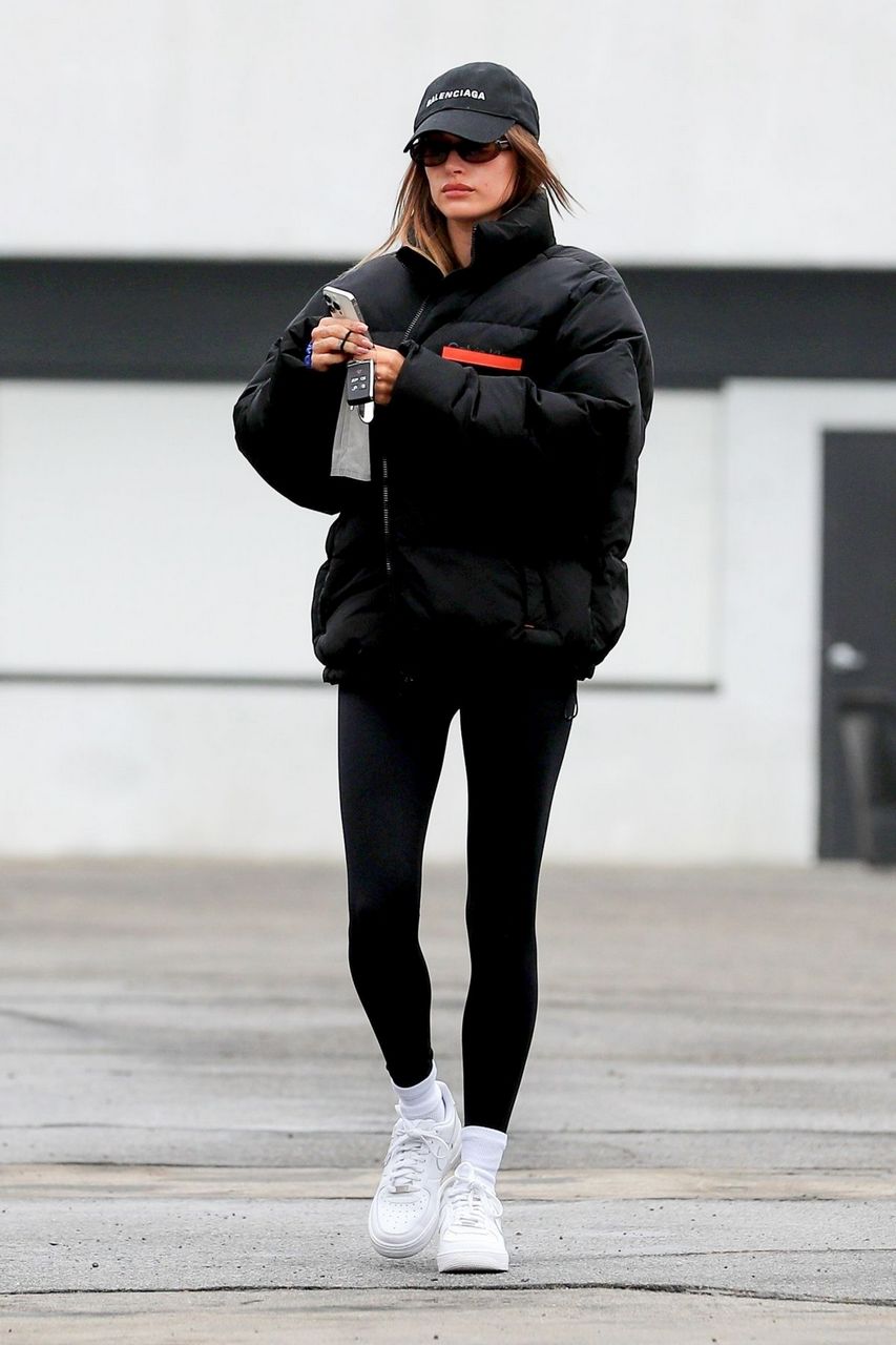 Hailey Bieber Heading To Morning Pilates Class West Hollywood