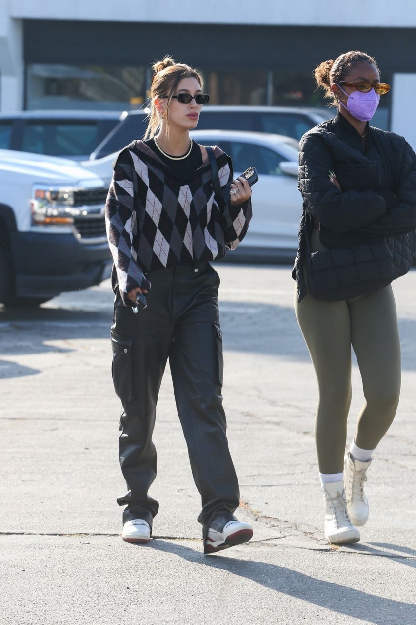 Hailey Bieber Justine Skye Out Shopping West Hollywood