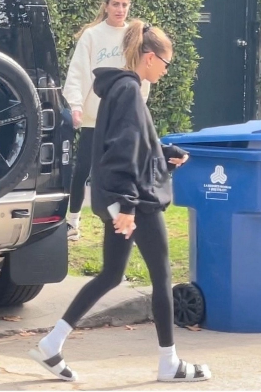 Hailey Bieber Leaves Pilates Class West Hollywod