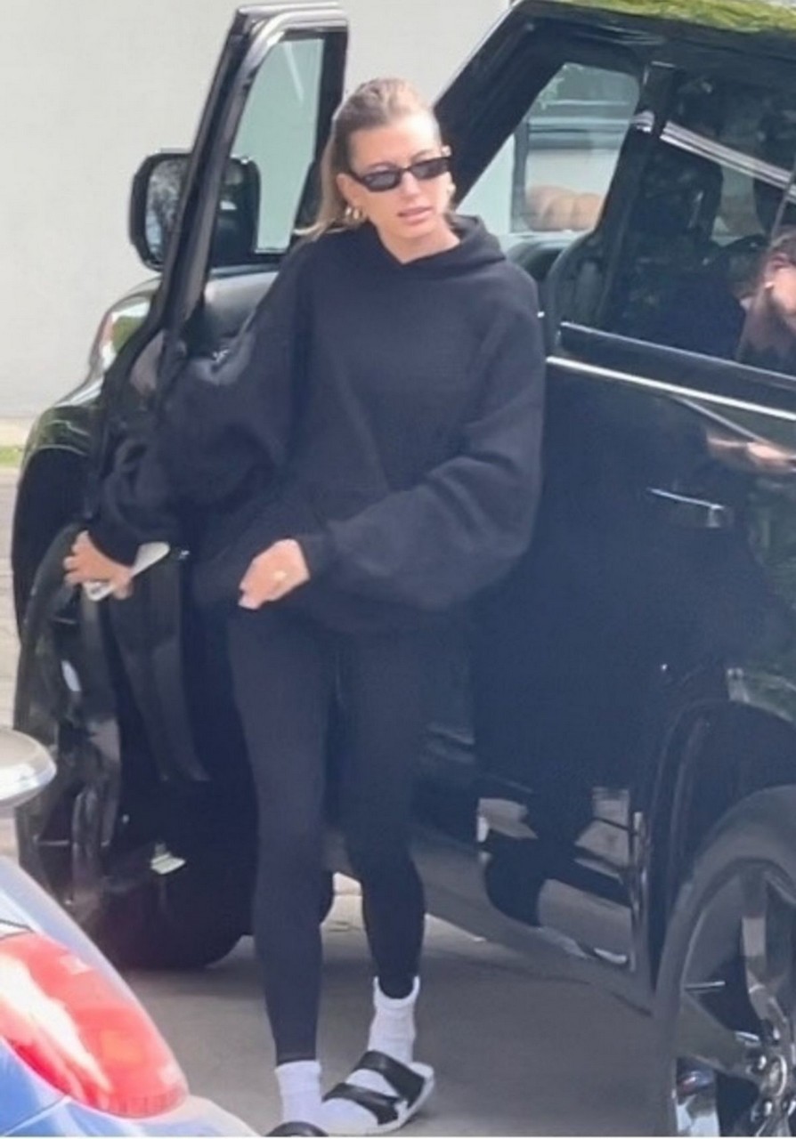 Hailey Bieber Leaves Pilates Class West Hollywod