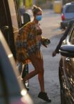 Hailey Bieber Leaves Studio Los Angeles