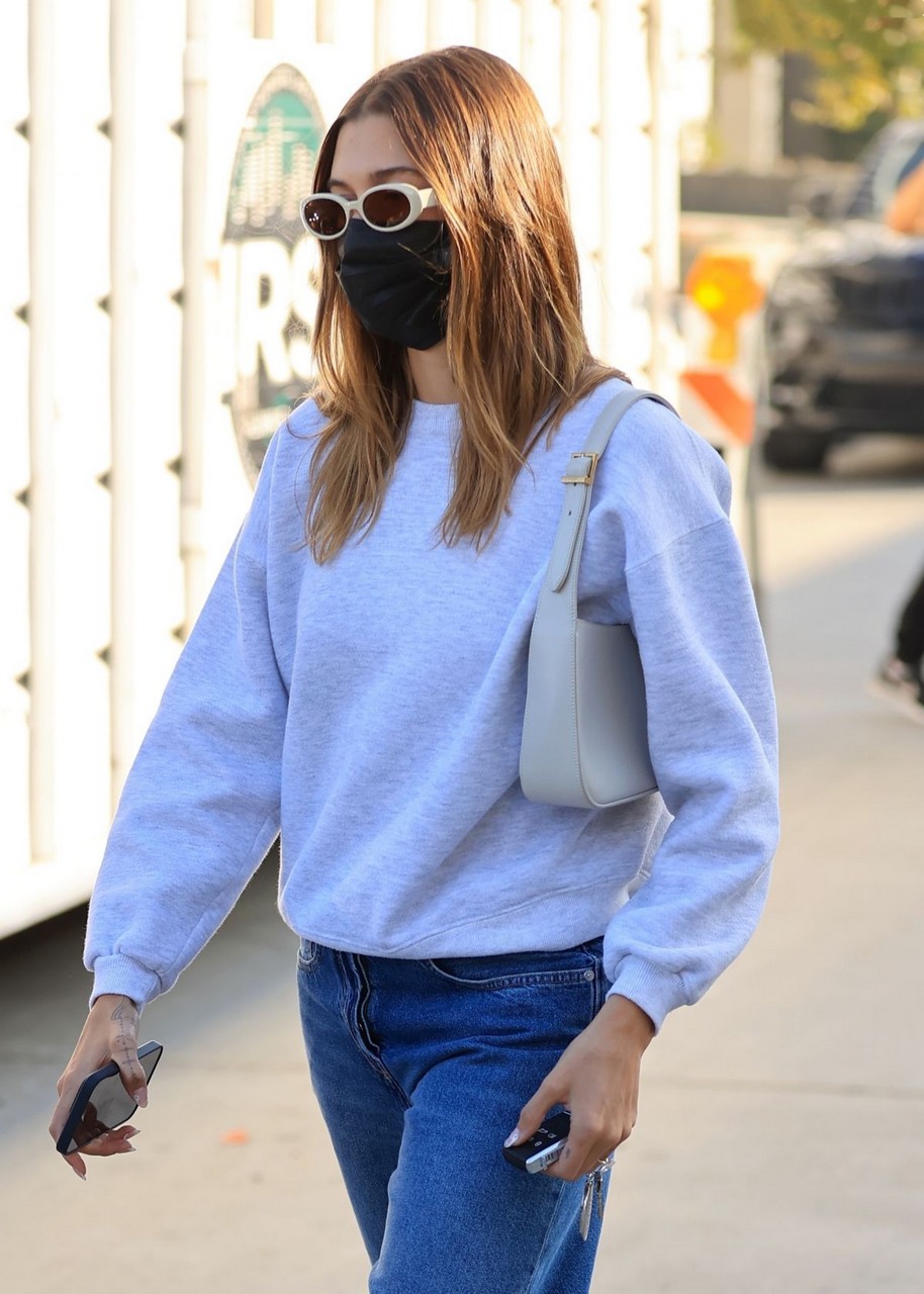 Hailey Bieber Out Shopping Los Angeles