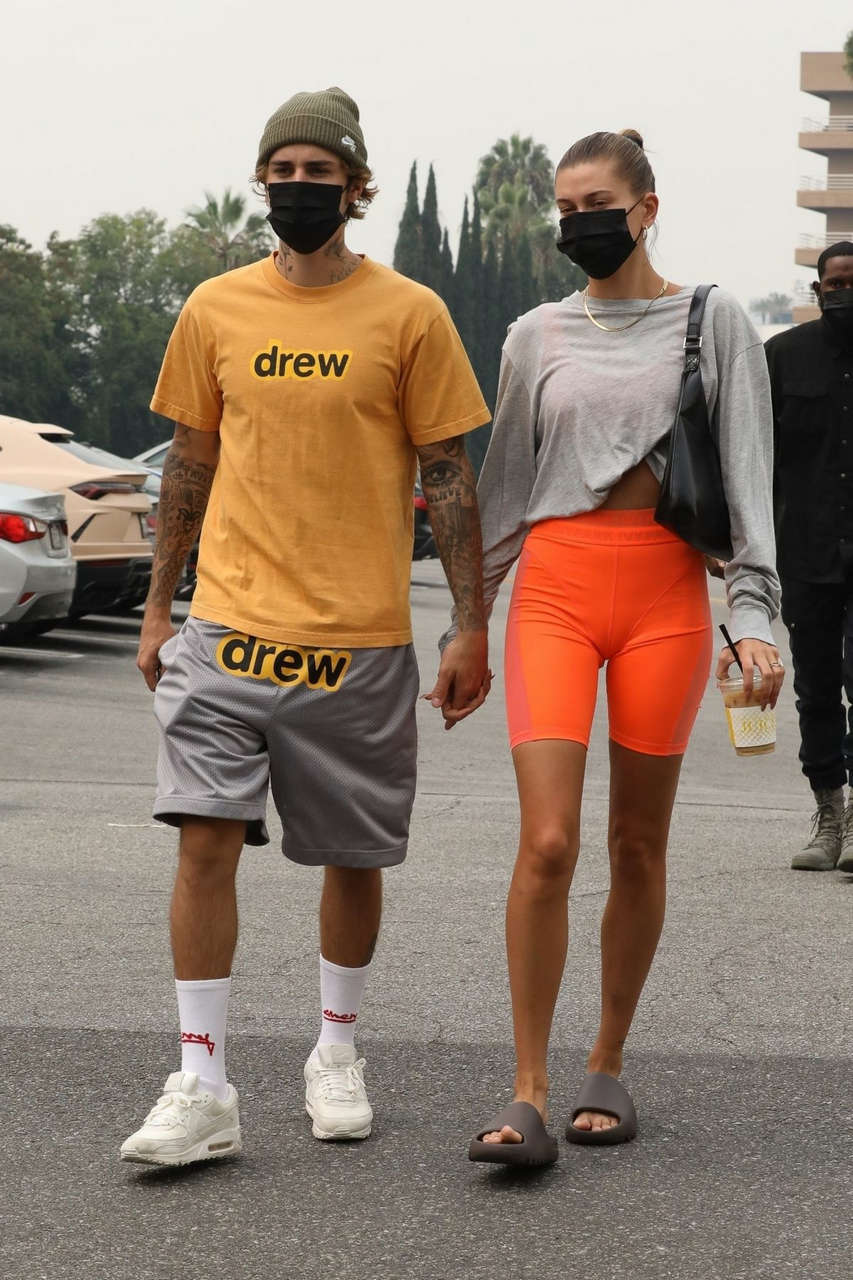 Hailey Justin Bieber Heading To Pilates Class Beverly Hills