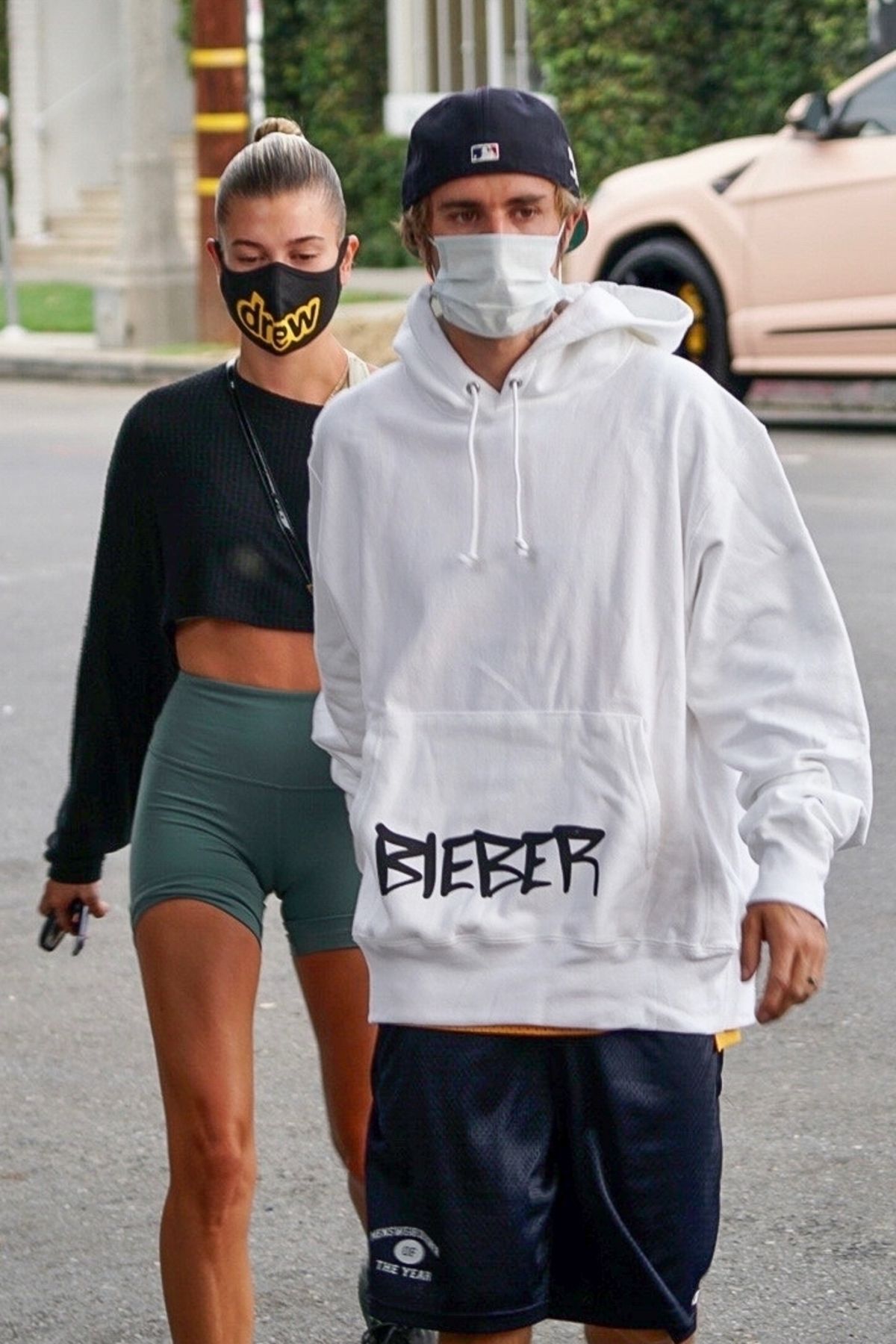 Hailey Justin Bieber Waiting Line For Table West Hollywood