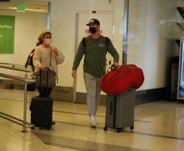 Haley And Pete Alonso Lax Airport Los Angeles