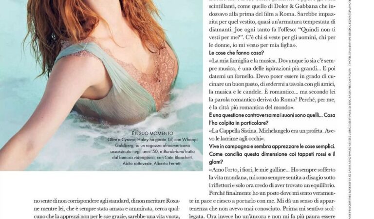 Haley Bennett Elle Magazine Italy February (5 photos)