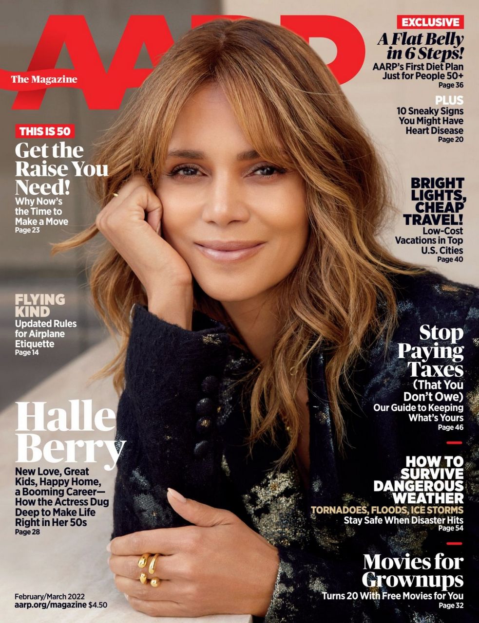 Halle Berry Aarp Magazine February