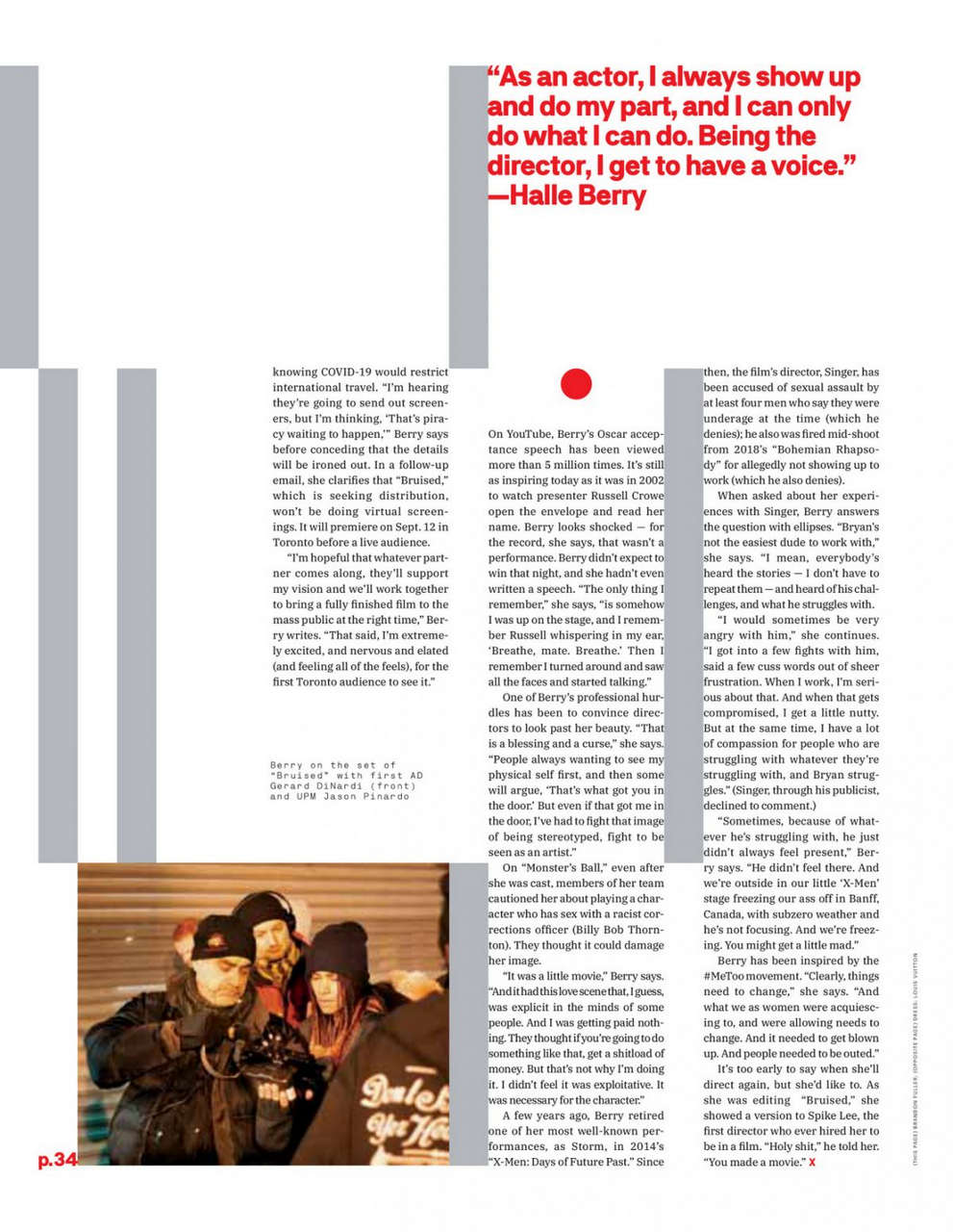 Halle Berry Variety Magazine September