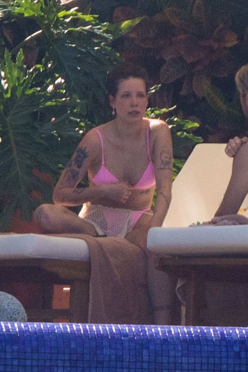 Halsey Bikini On Vacation Vallarta