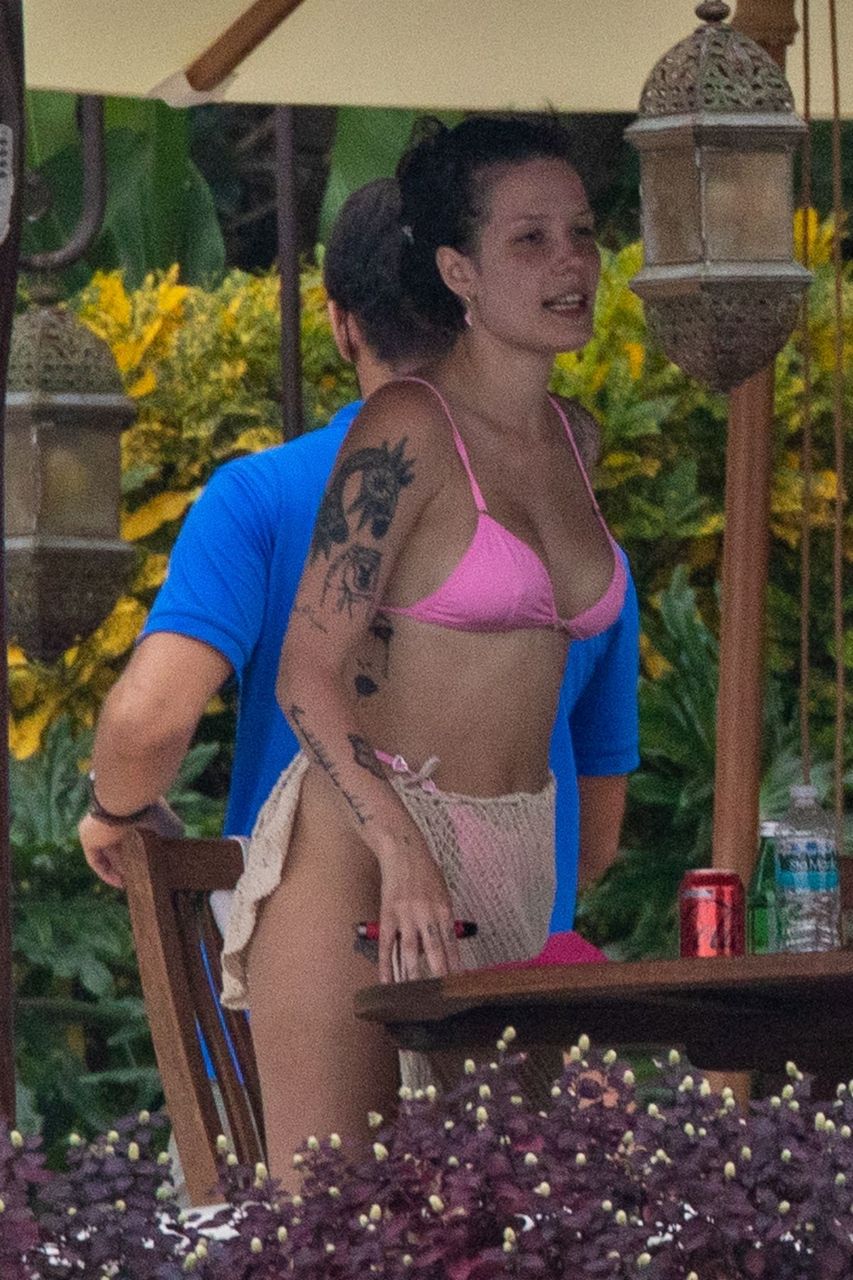 Halsey Bikini On Vacation Vallarta