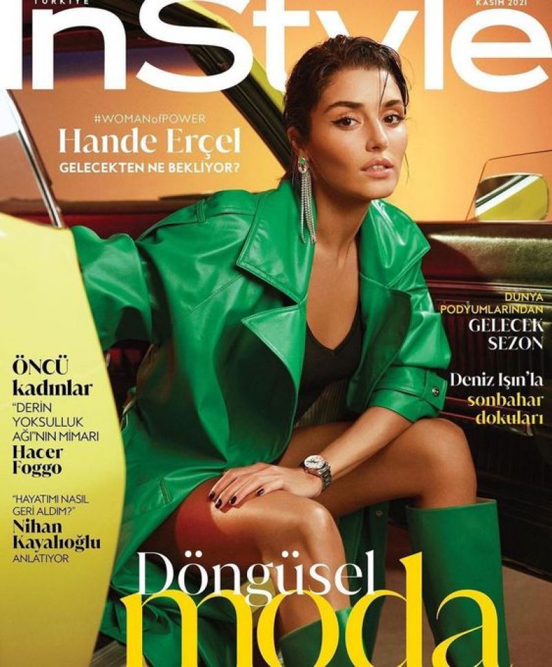 Hande Ercel Instyle Magazine Turkey November