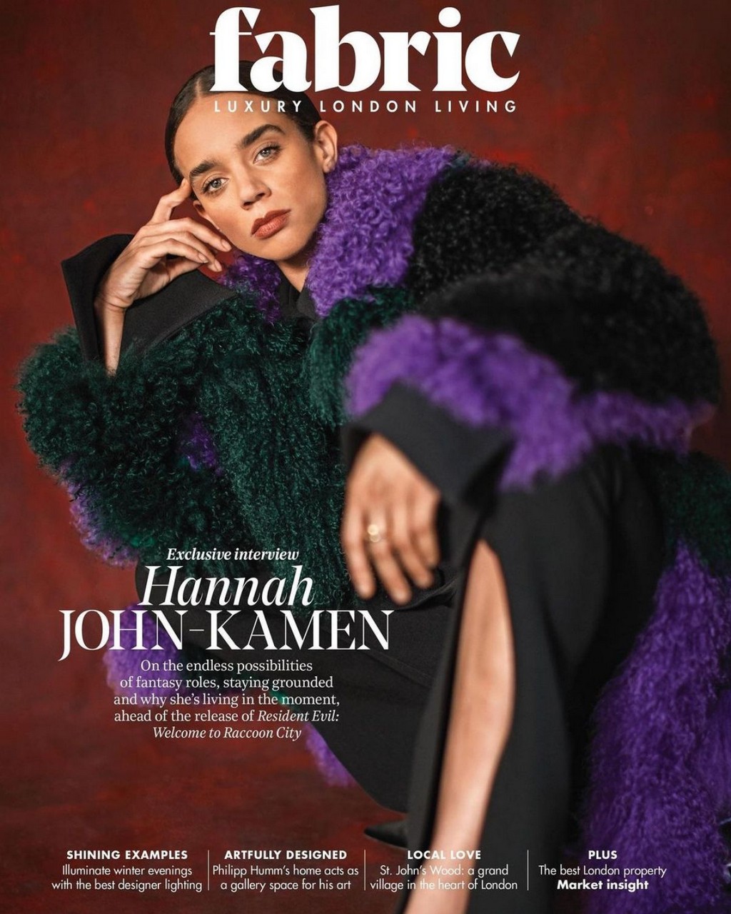 Hannah John Kamen For Fabric Magazine Uk November