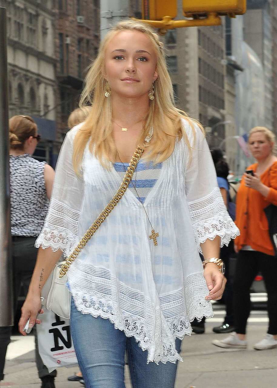 Hayden Panettiere Out About New York