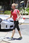 Hayden Panettiere Tight Leggings Leaving Gym Los Angeles