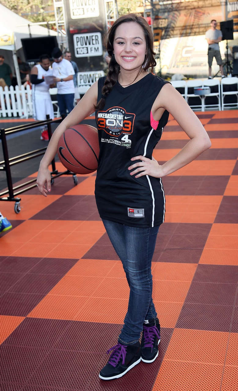 Hayley Orrantia 3rd Annual Josh Hutcherson Celebrity Basketball Game