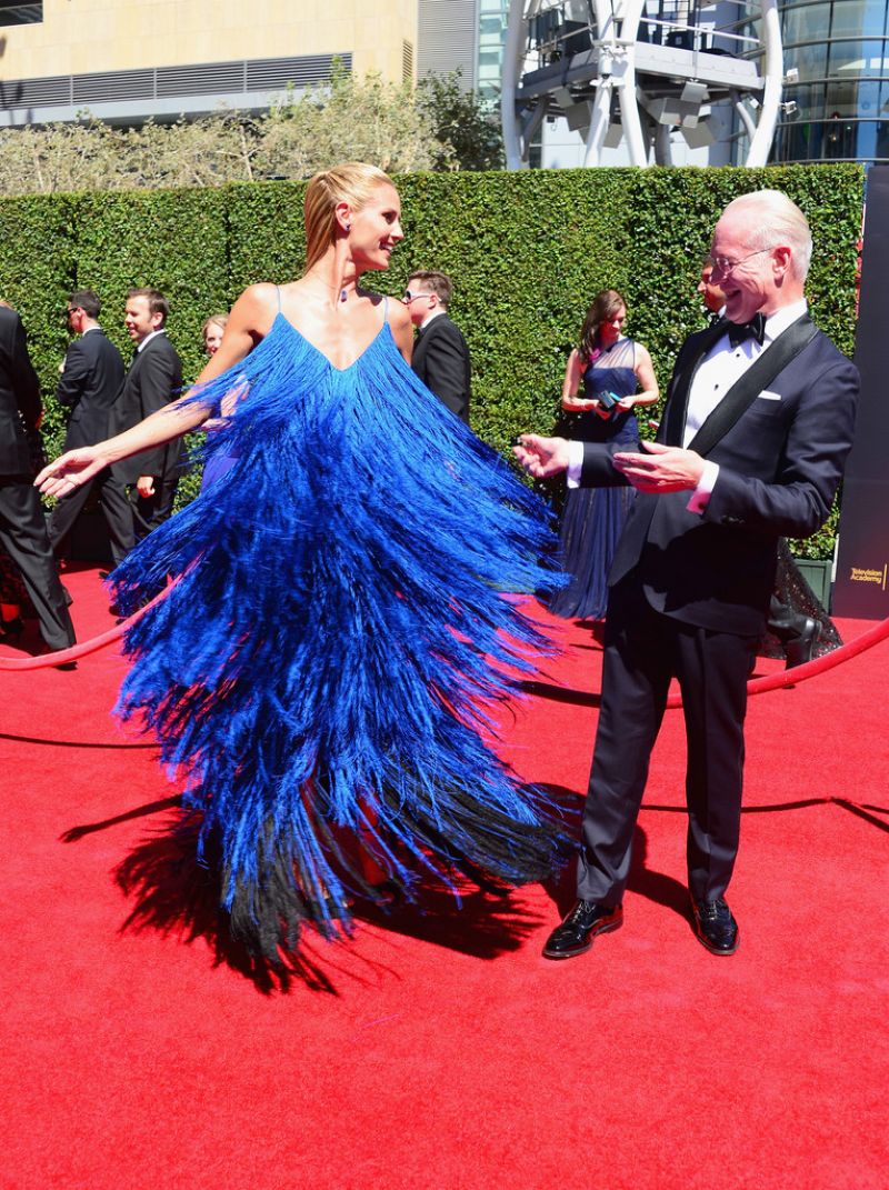 Heidi Klum 2014 Creative Arts Emmy Awards Los Angeles