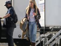 Heidi Klum On Set Of Germany S Next Top Model Los Angeles