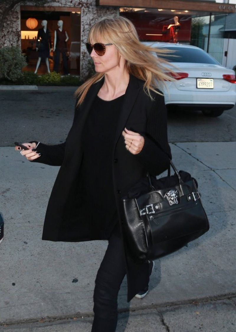 Heidi Klum Out About West Hollywood
