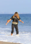 Heidi Klum Out Beach Malibu