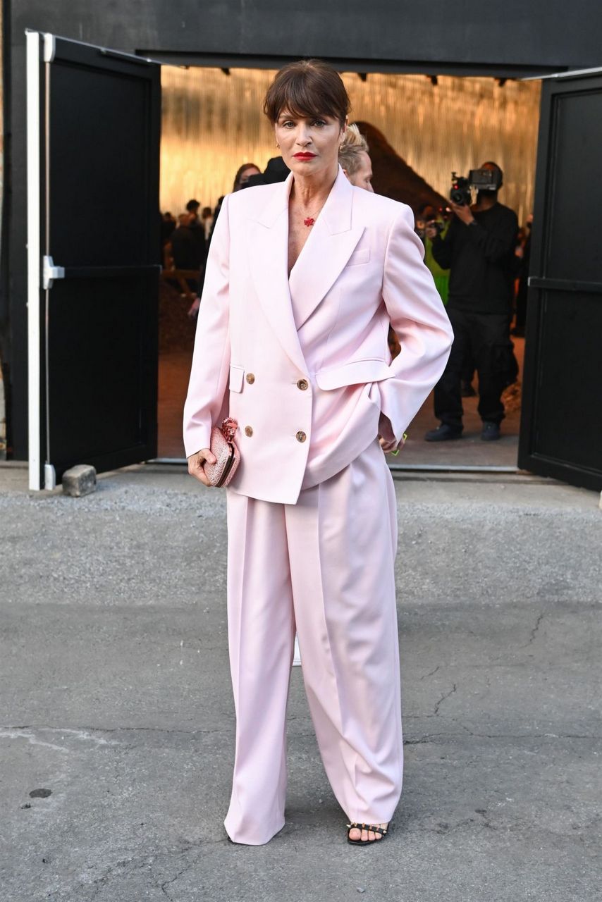 Helena Christensen Alexander Mcqueen Fashion Show New York