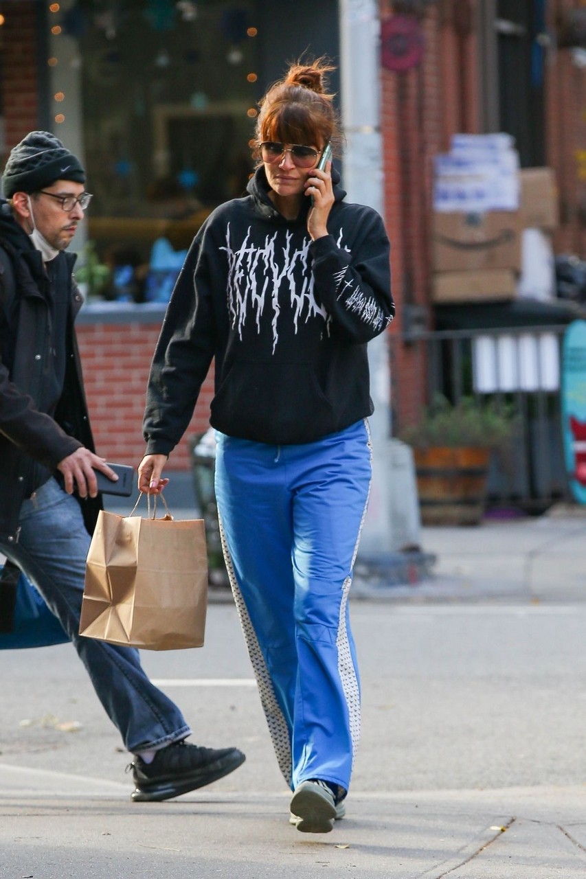 Helena Christensen Out Shopping New York