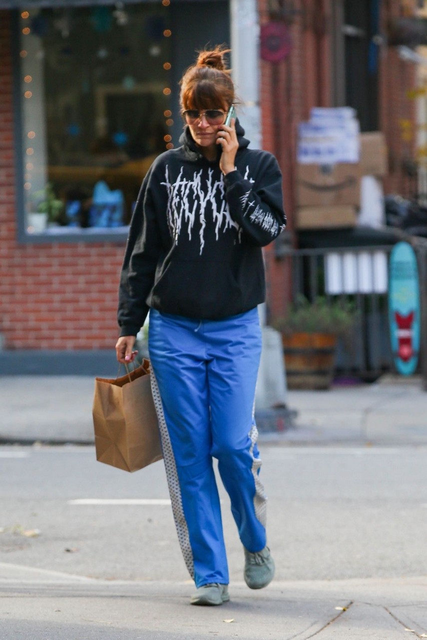 Helena Christensen Out Shopping New York