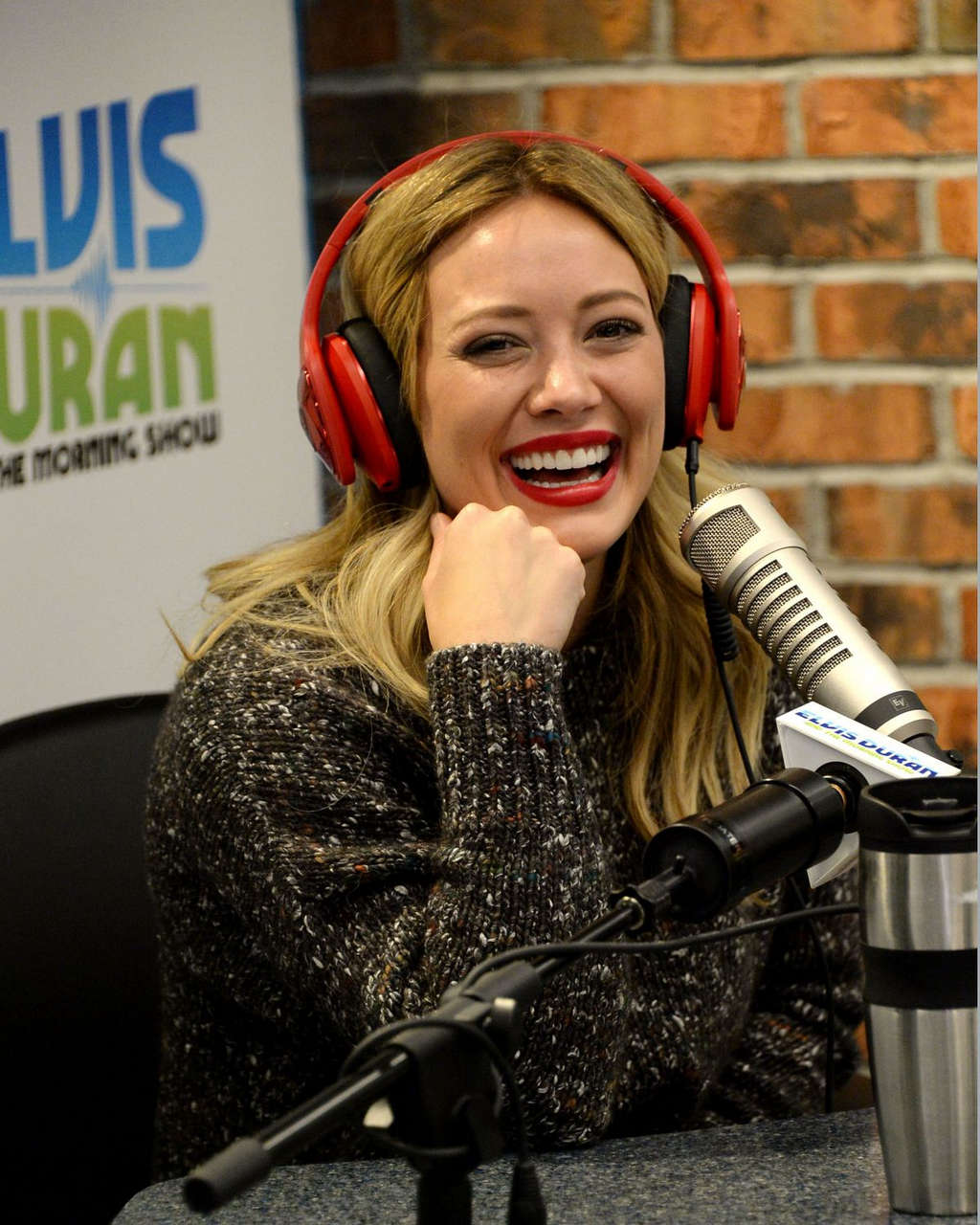 Hilary Duff Elvis Duran Z100 Morning Show New York