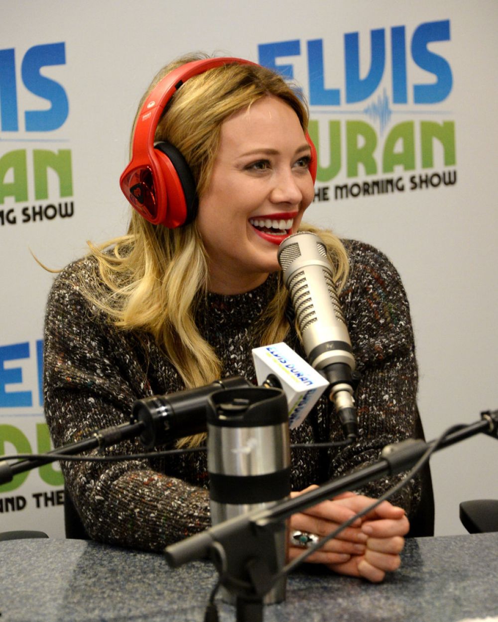 Hilary Duff Elvis Duran Z100 Morning Show New York