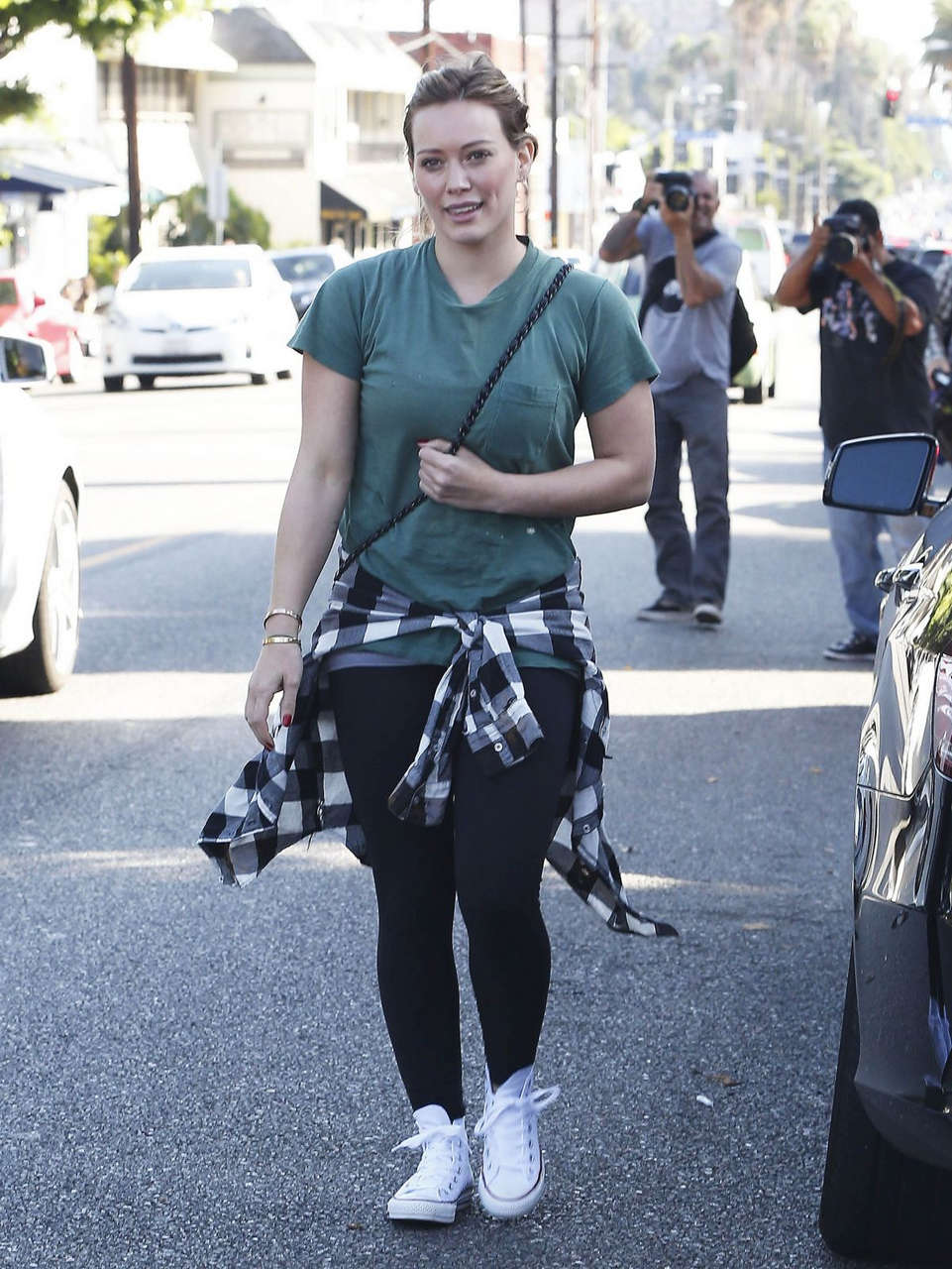Hilary Duff Out About Los Angeles