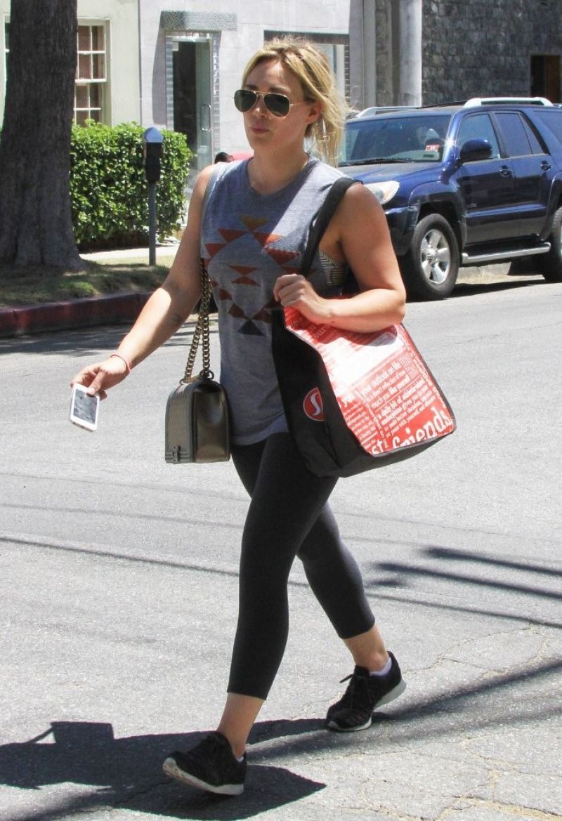 Hilary Duff Out About West Hollywood