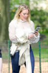 Hilary Duff Out Central Park New York