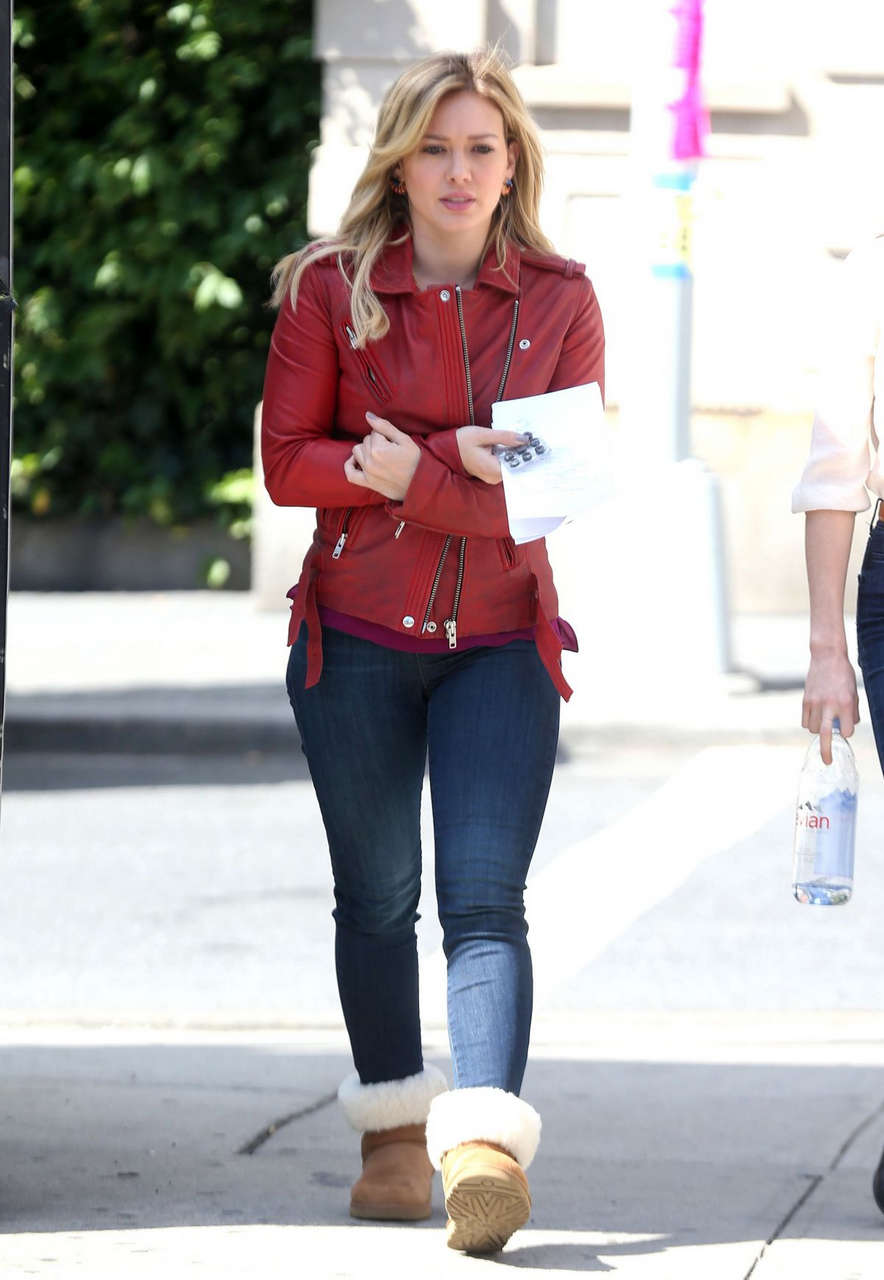 Hilary Duff Out New York
