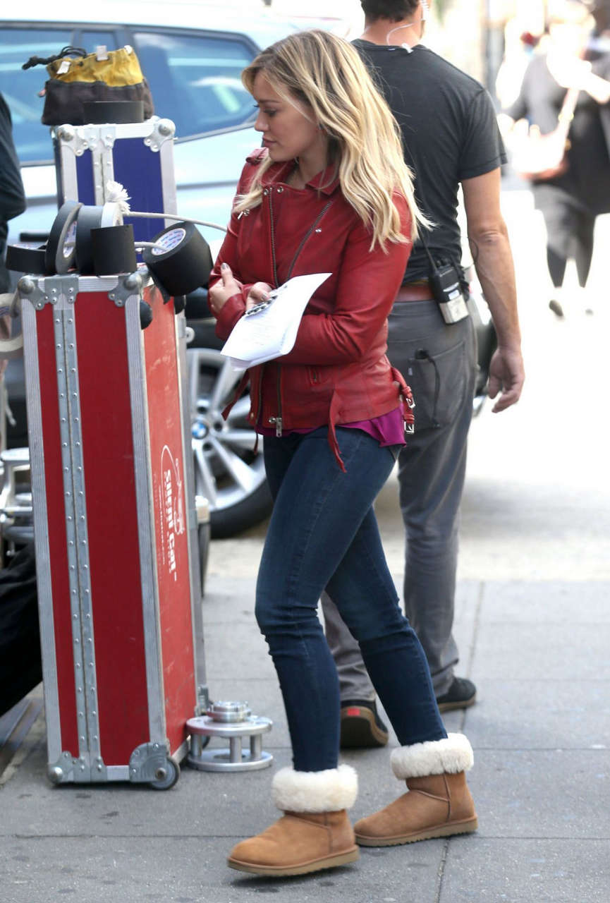Hilary Duff Out New York