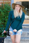 Hilary Duff Ripped Denim Out Los Angeles