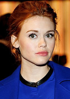 Holland Roden Attends The Icb Fashion Show During