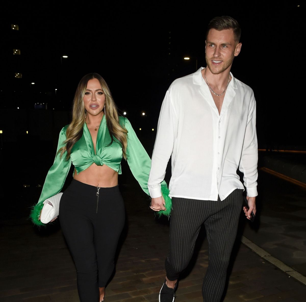 Holly Hagan And Jacob Blyth Arrives Firefly Manchester
