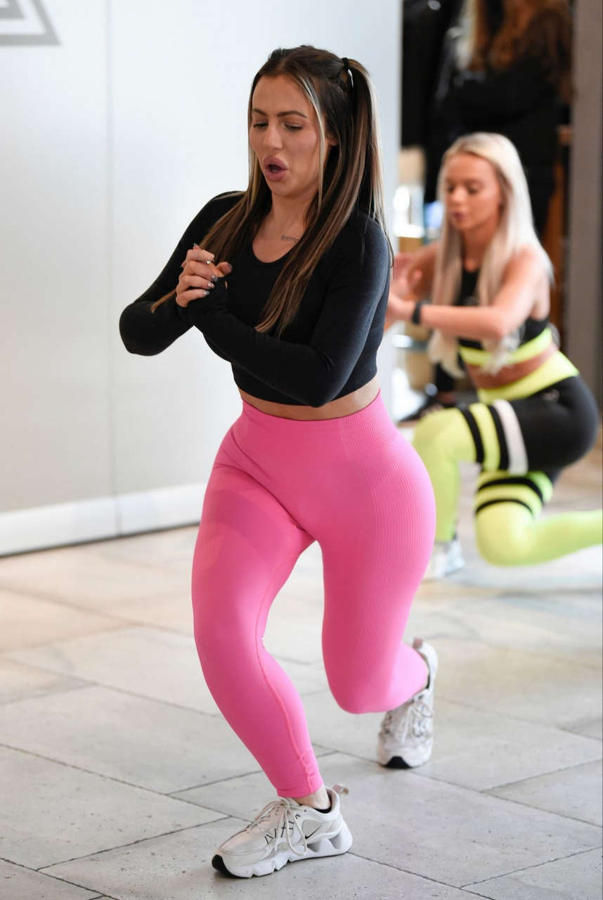 Holly Hagan Tights Fitness Class Manchester