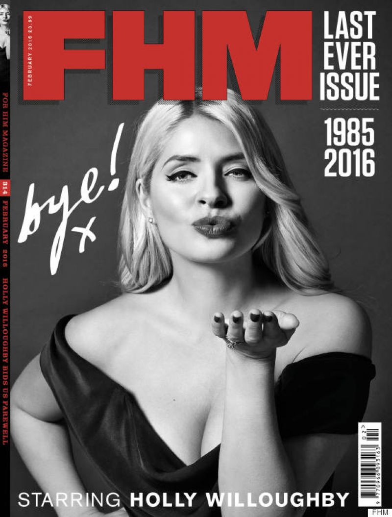 Holly Willoughby Fhm Magazine February 2016 Issue