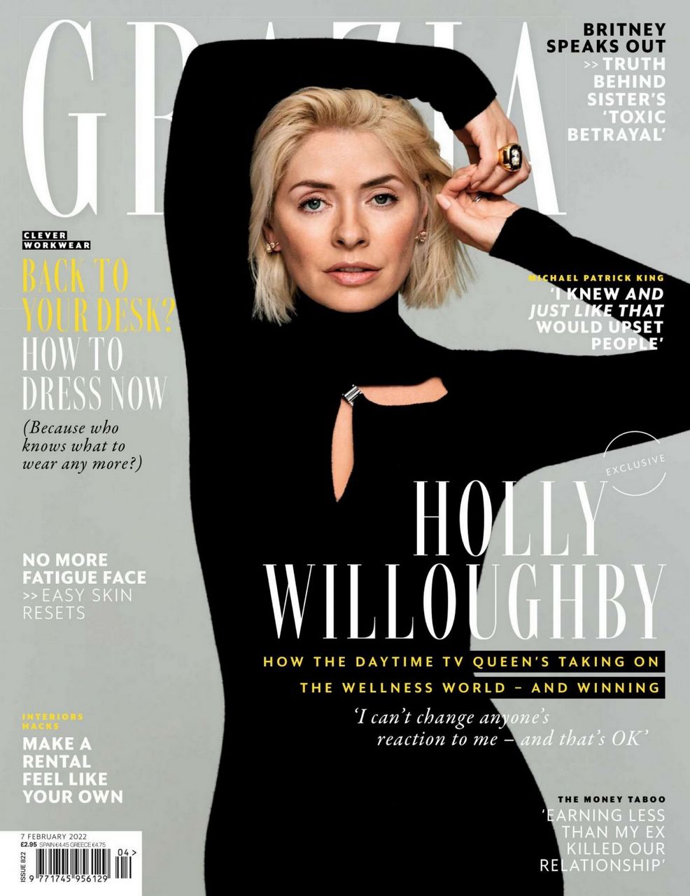 Holly Willoughby Grazia Magazine Uk February
